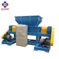 shaft tire gear plastic crusher shredder machine