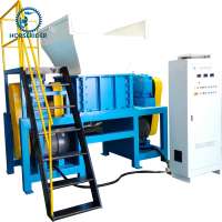 Waste Film and Plastic Bags Double Single Shaft Shredder Machine Price For Sale