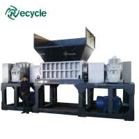 Scrap Metal Recycling Paint Bucket Crusher Waste Car Shell Shredding Used Metal Shredder Machine